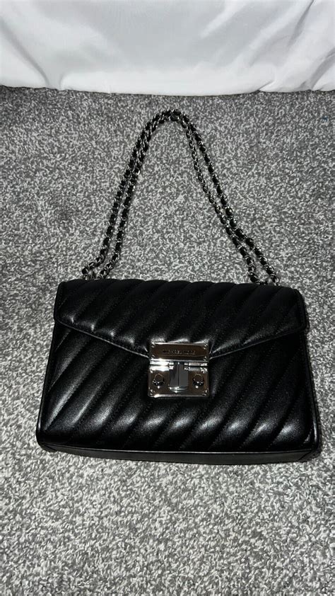 michael kors rose medium quilted shoulder bag